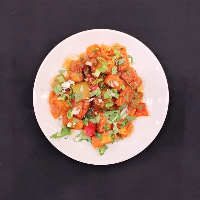 Chilli Paneer.