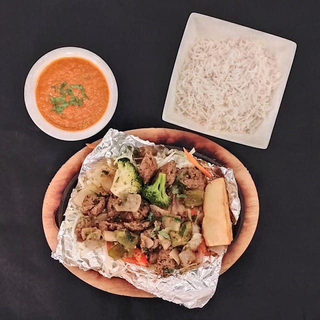 Chicken Seekh Kebab.