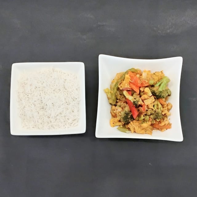 Vegetable Jalfrezi.