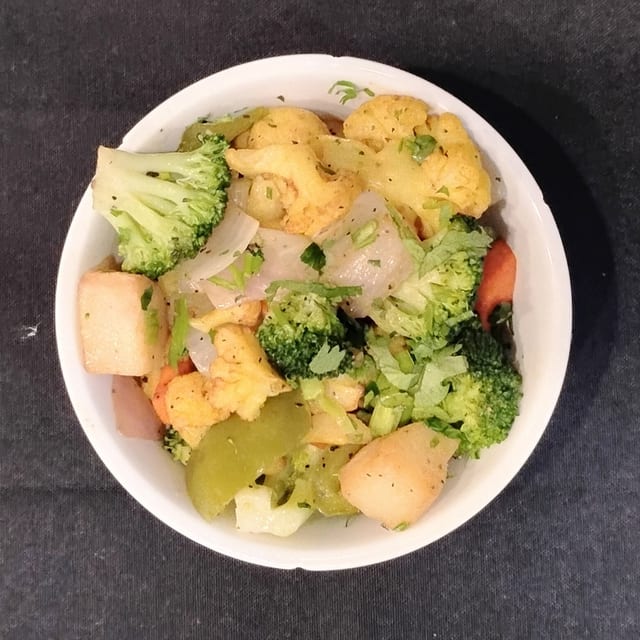 Steamed Vegetables.