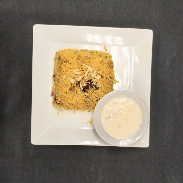 Vegetable Biryani.