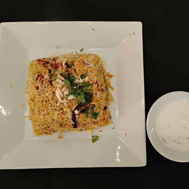 Shrimp or Fish Biryani.