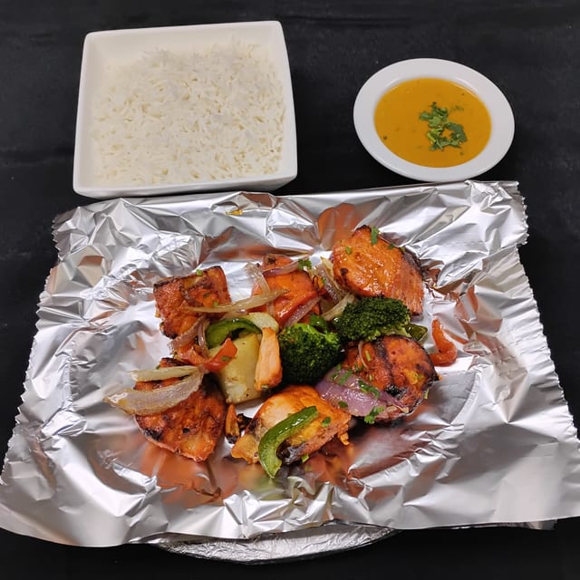 Tandoori Salmon Tikka.
