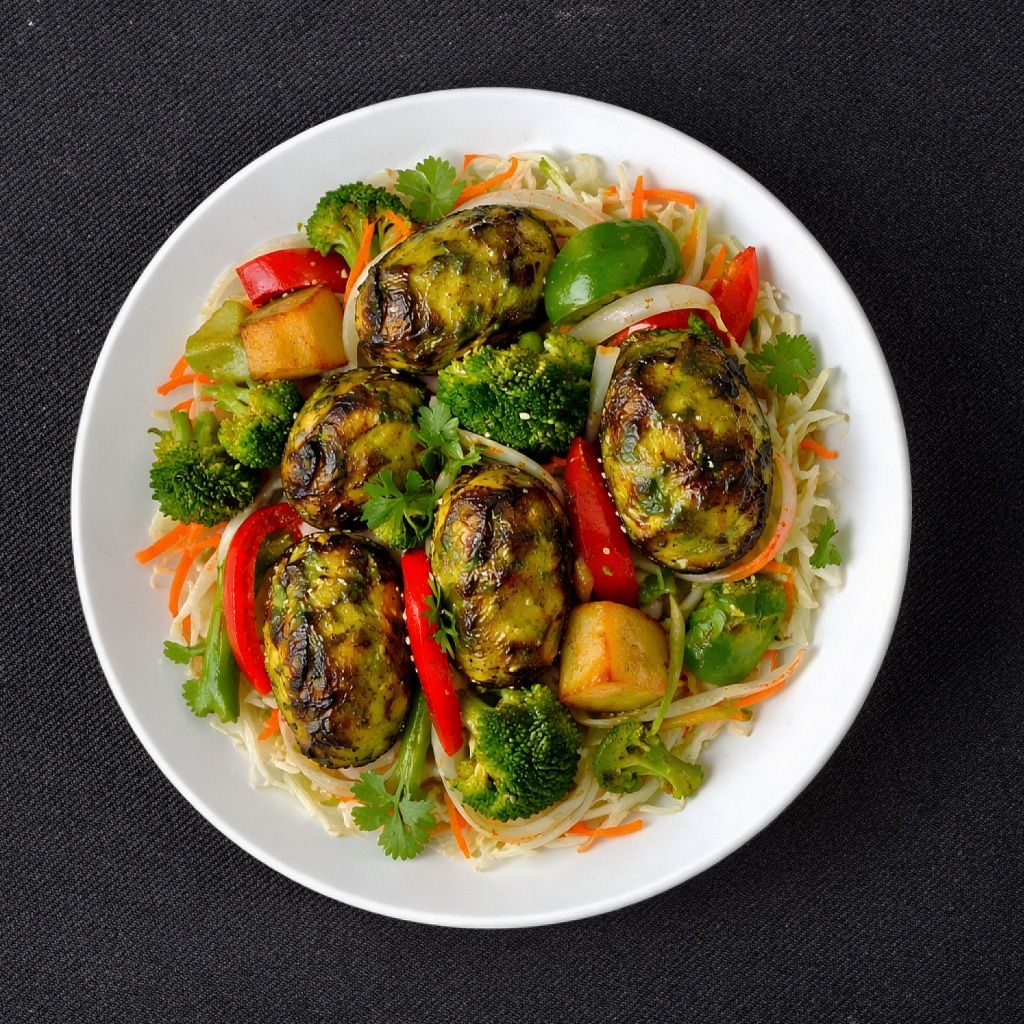 Steamed Vegetables.