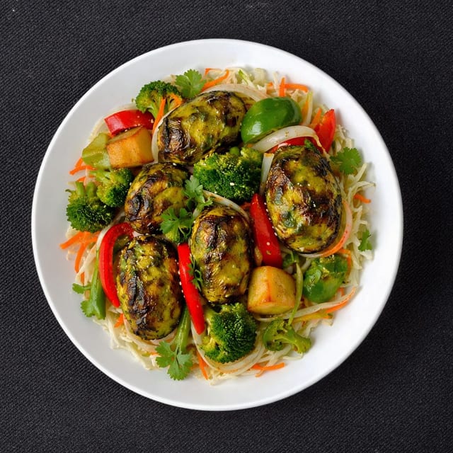Steamed Vegetables.