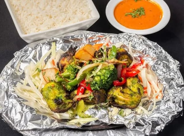 Steamed Vegetables.